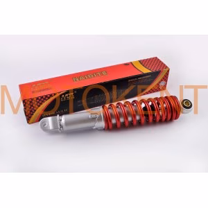 Амортизатор GY6, DIO ZX, LEAD 320mm, регульований (червоний металік) NDT