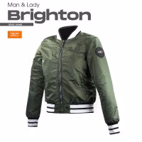 Текстильна мотокуртка LS2 BRIGHTON JACKET OLIVE GREEN