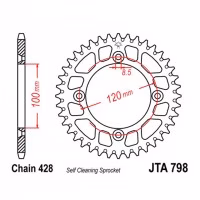 Зірка задня ведена JT JTA798 Yamaha YZ80 YZ85 Suzuki RM85 Motorcycle