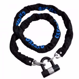 Протиугінний ланцюг із замком Oxford HD Chain lock 2m
