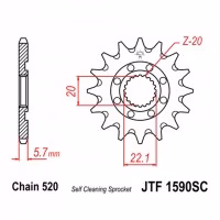 Зірка передня ведуча JT JTF1590SC Yamaha WR 250F YZ 250F YZ 125 Gas Gas 250 EC Motorcycle