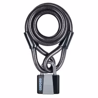 Протиугінний трос із замком Oxford Loop Lock10 Cable Lock+Padlock 10mmx1800mm
