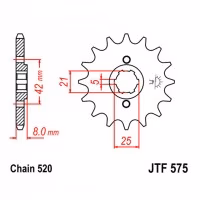 Зірка передня ведуча JT JTF575 Yamaha XT SR TT FZ XJR