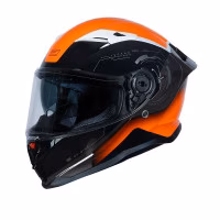 Шолом інтеграл Origine Force Techno Fluo Orange Titanium Gloss