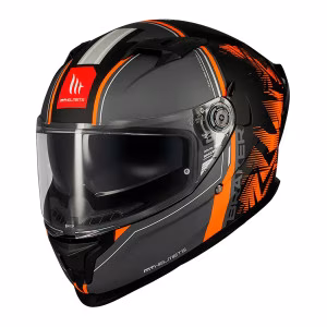 Шолом інтеграл MT Braker SV Charm B4 Matt Grey Orange Black