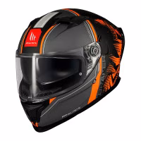Шолом інтеграл MT Braker SV Charm B4 Matt Grey Orange Black