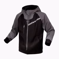 Мотоциклетна толстовка  LS2 Throttle Man Jacket Black Dark Grey
