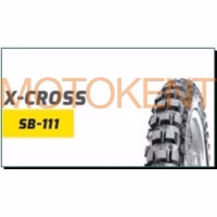 Мотошина 80/100-14 TT (DELI SB-111R KROSS, камерна) LTK