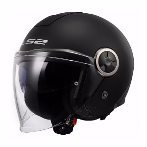 Шолом напівлицевик LS2 OF620 Classy Solid Matt Black