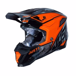 Шолом кросовий Just1 J40 Shooter Camo Orange Black