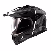 Шолом єндуро LS2 MX702 Pioneer 2 Hill Matt Black White