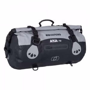 Сумка на хвіст мотоцикла Oxford Aqua T-70 Roll Bag Grey/Black