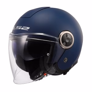 Шолом напівлицевик LS2 OF620 Classy Solid Matt Navy Blue