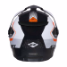 Шолом єндуро Kenny Extreme Gloss Black White Orange