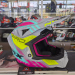 Шолом кросовий NOX N634 Storm Gloss Nardo Grey Yellow Pink