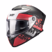 Шолом інтеграл MT Thunder 4 SV Waves B5 Matt Red Black White