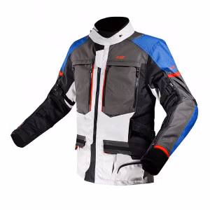 Текстильна мотокуртка LS2 Norway Man Jacket Blue Black Grey Red