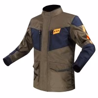 Текстильна мотокуртка LS2 Metropolis Evo Man Jacket Khaki Blue Orange