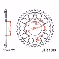 Зірка задня ведена JT JTR1303 Honda CTX700 NC700D NC750D Yamaha YZF R1 R6 Motorcycle