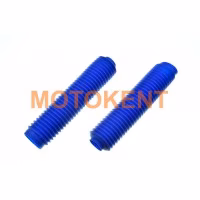 Гофри передньої вилки (пара) універсальні L-330mm, d-40mm, D-55mm (сині) MZK