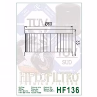 Фільтр масла HIFLO HF136 Suzuki Betamotor 