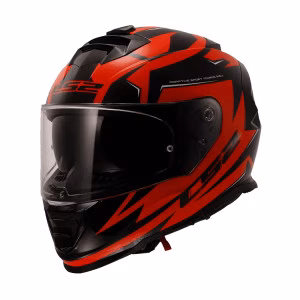 Шолом інтеграл LS2 FF800 Storm 2 Atomik Gloss Black Red