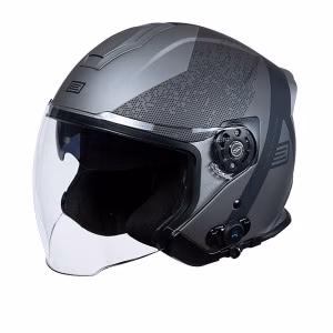 Шолом напівлицевик Origine Palio 2.0 + BT Hyper Black Titanium Matt