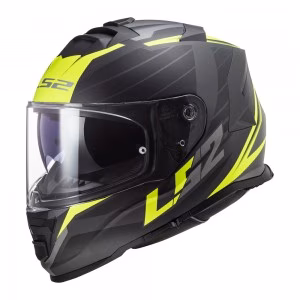 Шолом інтеграл LS2 FF800 Storm 2 Nerve Matt Black H-V Yellow