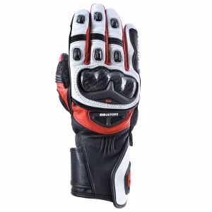 Моторукавички шкіряні Oxford RP-2R MS Glove White Black Red