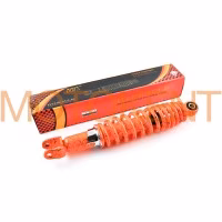 Амортизатор GY6, DIO ZX, LEAD 310mm, регульований (помаранчевий + павутина) NDT