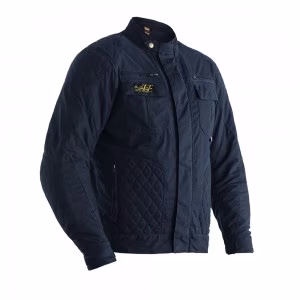 Текстильна мотокуртка RST IOM TT Classic III Short CE Jacket Waxed Cotton Navy