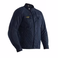 Текстильна мотокуртка RST IOM TT Classic III Short CE Jacket Waxed Cotton Navy