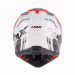 Шолом кросовий NOX N634 Storm Gloss White Red