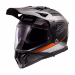 Шолом єндуро LS2 MX702 Pioneer 2 100TH Meridian Matt Black Light Grey Orange