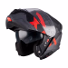 Шолом модуляр MT Genesis R SV Shift B15 Matt Black Red