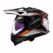 Шолом єндуро LS2 MX702 Pioneer 2 100TH Meridian Matt Black Light Grey Orange