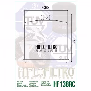 Фільтр масла HIFLO HF138RC Aprilia Suzuki ATV Kawasaki Arctic Cat Kymco Cagiva Bimota