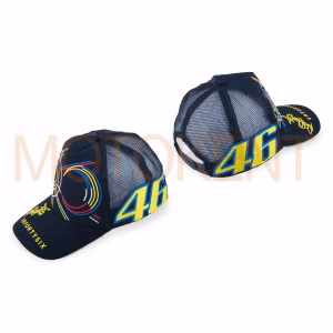 Бейсболка VALENTINO ROSSI (чорна, сітка)