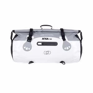 Сумка на хвіст мотоцикла Oxford Aqua T-50 Roll Bag - Grey/White