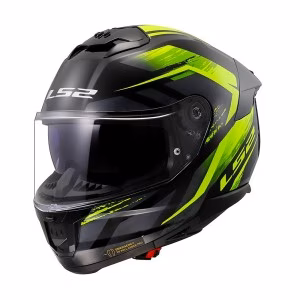 Шолом інтеграл LS2 FF808 Stream 2 Fury Black Hi-Vis Yellow