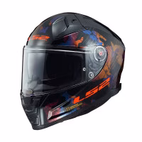 Шолом інтеграл LS2 FF811 VECTOR 2 KAMO Gloss Black Blue