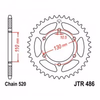 Зірка задня ведена JT JTR486 Kawasaki Yamaha Suzuki Motorcycle