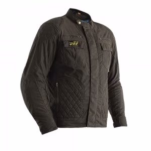 Текстильна мотокуртка RST IOM TT Classic III Short CE Jacket Waxed Cotton Green