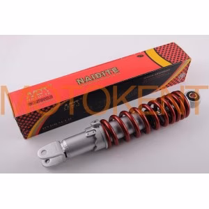 Амортизатор GY6, DIO, TACT 275mm, регульований (червоний) NDT