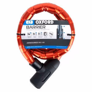 Протиугінний трос із замком Oxford 1.4m x 25mm Barrier - Red