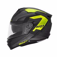 Шолом інтеграл NOX N304S Carver Matt Black Neon Yellow