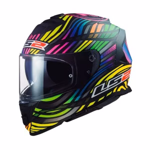 Шолом інтеграл LS2 FF800 Storm 2 Power Matt Black Rainbow