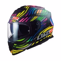 Шолом інтеграл LS2 FF800 Storm 2 Power Matt Black Rainbow
