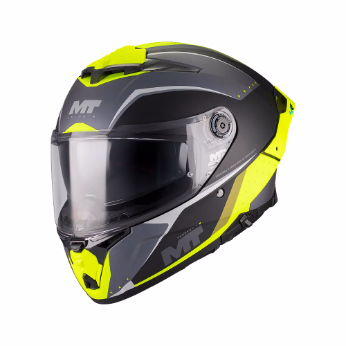 Шолом інтеграл MT Thunder 4 R SV Wind Tunnel B3 Matt Black H-Vs Yellow