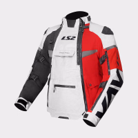 Текстильна мотокуртка LS2 X-Master Man Jacket Black Grey Red
